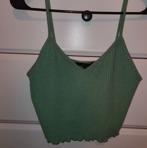 Green Crop Tank